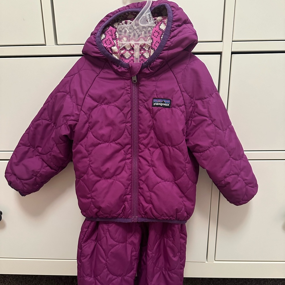 Patagonia jacket and snow pants set